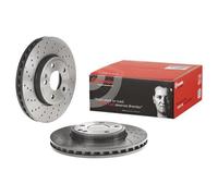 2x Brake disc perforated/vented 09.B436.51 BREMBO for MERCEDES-BENZ CLA Coupe
