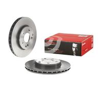 BREMBO 09.8411.11 2x Brake Discs Front Fits Mercedes-Benz C-Class CLC CLK SLK