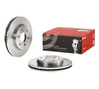 2x Front Brake Discs and Front Brake Pad Set Fits Nissan Navara NP300 BREMBO