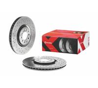 2x Brake disc perforated/vented 09.7880.1X BREMBO for VW AUDI SEAT SKODA