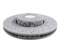 Febi Bilstein Brake Disc 175162 Front – for Mercedes-Benz C-Class, CLS, E-Class