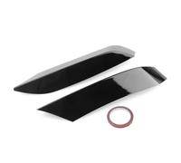2x Front Bumper Air Vent Splitter Trim For B&MW F80 M3 F82 F83 M4 2014-2019 Intake Frame Upper Side Spoiler Cover Canard Brow PYPFQUMQGR(Glossy Black)