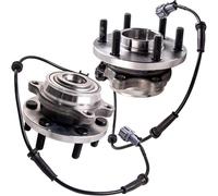 2X Front Hub Wheel Bearing Kit & ABS Sensor For Nissan Navara D40 05-15