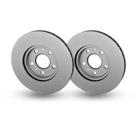 2x Front Rear Brake Disc Fits Alpine A110 2 Dacia Duster HELLA 8DD 355 131-871