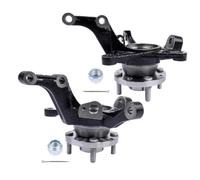 2x Front Steering Knuckle & Wheel Hub Bearing Compatible With Aveo | Fits Aveo5, G3; Part Numbers 96535190, 96535191; Includes Left & Right Assembly