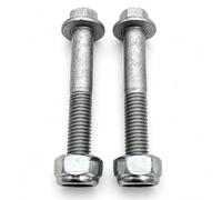 2x Front Suspension Control Arm Wishbone Pinch Bolts with Nuts M10 x 60mm for Ford Fiesta Mk7 Mk8, B-Max, EcoSport, Transit Courier & Tourneo Courier | Replacement Bolt Kit | OEM 1542515, 1513400