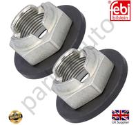 2x Front Wheel Axle Nut 4659413 Fits Ford Focus Kuga Mondeo Transit - Febi 22953