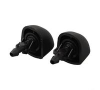 2X Front Windshield Washer Jets Water Nozzle Spray for Vauxhall For Vivaro Models - Black ABS Material Replacement Parts