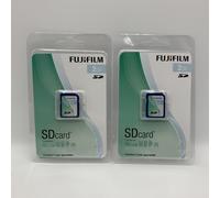 2x Fujifilm 2 GB SD Secure Digital Memory Card For Digital Cameras Camcorders