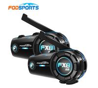 2x FX8 Air Motorcycle Intercom Bluetooth Helmet Headset 1200M 4 Riders Motorbike