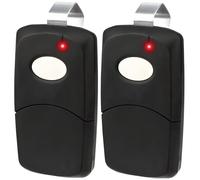 Garage Stop 2X Garage Door Opener Remote for Linear Multi-Code 3089 308911 MCS308911, 10 dip Switch Gate Opener Remote 300MHz, Garage Clicker Replacement (Black)