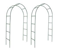 2x Garden Arch Arbour Pergola Trellis Archway Climbing Plants Support vidaXL