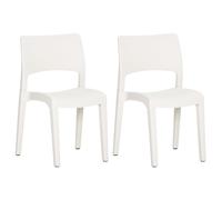 2x Garden Chairs Polypropylene Camping Picnic Chair Seat Multi Colours vidaXL