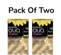 2X Garnier Olia Permanent Hair Colour - 9.30 Caramel Gold (The Golds Collection)