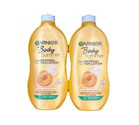 2x Garnier Summer Body Gradual Tan Moisturiser Deep, For A Radiant Sun Kissed