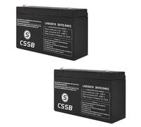 2x Gel Battery 6V 12Ah Rechargeable Maintenance Free AGM Composition Universal