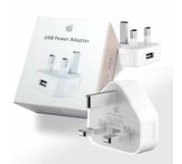 2x Genuine Apple MD812B/C 5W USB Power Adapter for iPhone/iPod/Samsung- White