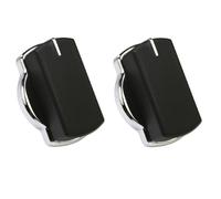 2X Genuine Belling CH60AX 444449504 CH60RX Oven Cooker Control Knob Switch Black