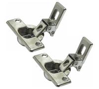 2X GENUINE ELECTROLUX INTEGRATED WASHING MACHINE DOOR CUPBOARD HINGES 1245378003