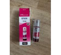 2X Genuine Epson 114 EcoTank ink bottle - Magenta -Exp 2026-2027- 2028