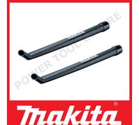 2x Genuine Makita Black Long Garden Suction Nozzle For DUB185/186 Blower Vacuum