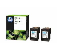 HP 301XL ink cartridge black high capacity 2 x 480 pages 2-pack