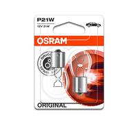 2x Genuine Osram Original P21W (BA15s / 382) 21w 12v Clear Bulbs [7506-02B] - Part Number 7506-02B