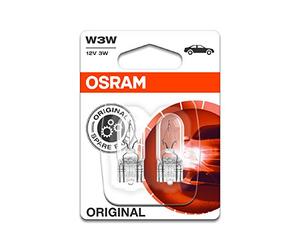 2x Genuine Osram Original W3W (504) 3w 12v Clear Bulbs [2821-02B] - Part Number 2821-02B