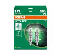 2x Genuine Osram Ultra Life H1 (448) 55w 12v [64150ULT-2HB]