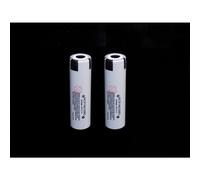 2x Genuine Panasonic NCR18650BD 3200mAh 3.6V Li-ion Batteries (Flat) + Free Storage Case | 10A Continuous Discharge