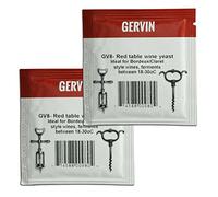 2X Gervin GV8 Wine Yeast 5g Red Table Wine Like Bordeaux or Claret 5-23L
