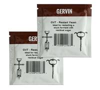 2X Gervin Restart Yeast GV7 for Stuck Fermentations Premium Quality 5g 5-23L
