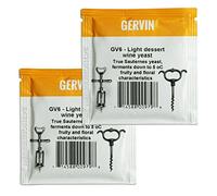2X Gervin Wine Yeast 8906 No.6 Orange Label High Alcohol 5g Sparkling 5-23L