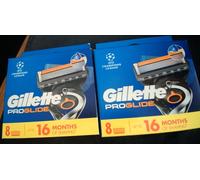 2x Gillette ProGlide 8 Packs of Refill Cartridges/Razor Blades. 16 cartridges.