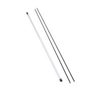 2x Golf Alignment Sticks 48 Inch with Storage Tube, Swing Trainer Rods for Posture Correction and Direction Indicator- Black