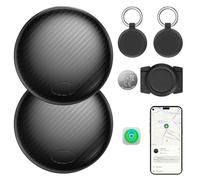 2x GPS Tracker Car for Apple iOS, Car Tracker No Monthly Fee, Magnetic GPS