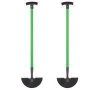 2x Grass Lawn Edge Border Edging Knife Cutter Step Edger Long Handle