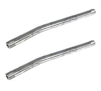 2x Grease Gun Tubes Cranked Rigid 1/8 Replacement for JCB Excavator Backhoe Loadall Fastrac
