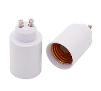 2x GU10 to E27 Light Bulb Socket Adaptor Converter Lamp Holder GU10 to E26/E27 Lamp Socket Converter