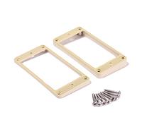 2x Guitar Bridge Neck Pickups Frame Replacement Flat Zinc Alloy Humbucker Pickup Mounting For Electric Guitar