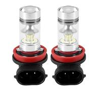 2X H8 H11 H16 6000K White 100W High LED Fog Light Driving Bulb DRL