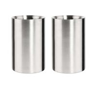 2x HAC24 Double-Walled Stainless Steel Wine Cooler 18 cm x Ø 12.2 cm