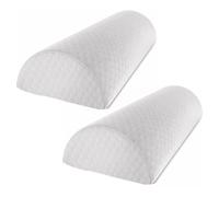 2X Half-Moon Memory Foam Gel Leg Leg Cushions