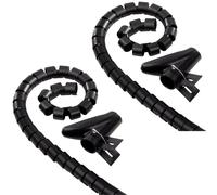 2x Hama Cable Spiral 4m Spiral Hose Cable Duct TV PC HiFi IT