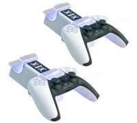 2X Hama Dual Charging Station Charger For Sony PS5 Wireless Controller Dock