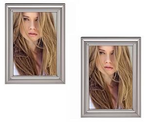2x Hama Metal Frame Picture Frame Portrait Photo Wall Stand