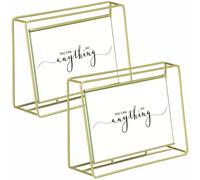2x Hama Portrait Frame Metal Grid 10x15cm Photo Frame Portrait Picture Frame