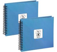 2x Hama Spiral Photo Album Spiral Book 50 Pages 100 10x15 Photos Lime