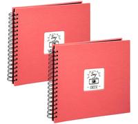 2x Hama Spiral Photo Album Spiral Book 50 Pages 100 10x15 Photos Lime