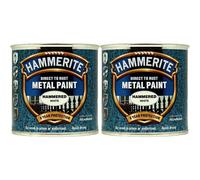 Hammerite HFW250 Direct to Rust Hammered Finish Metal Paint White 250ml